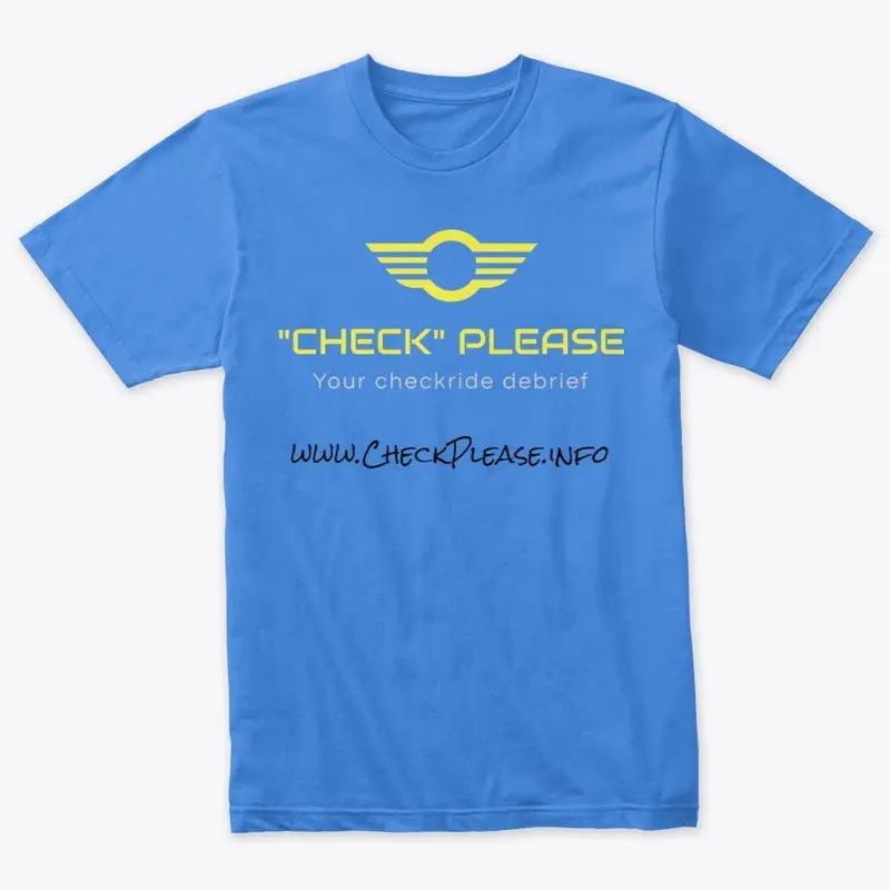 Check Please Tee White